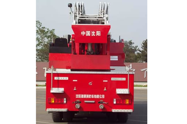 SXT5250JXFYT30型云梯消防車(chē)尾部圖片