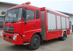 東風天錦單橋水罐消防車