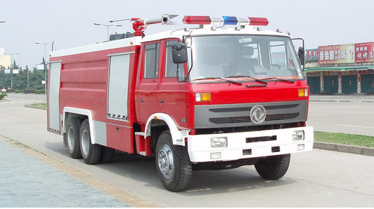 東風后雙橋水罐消防車